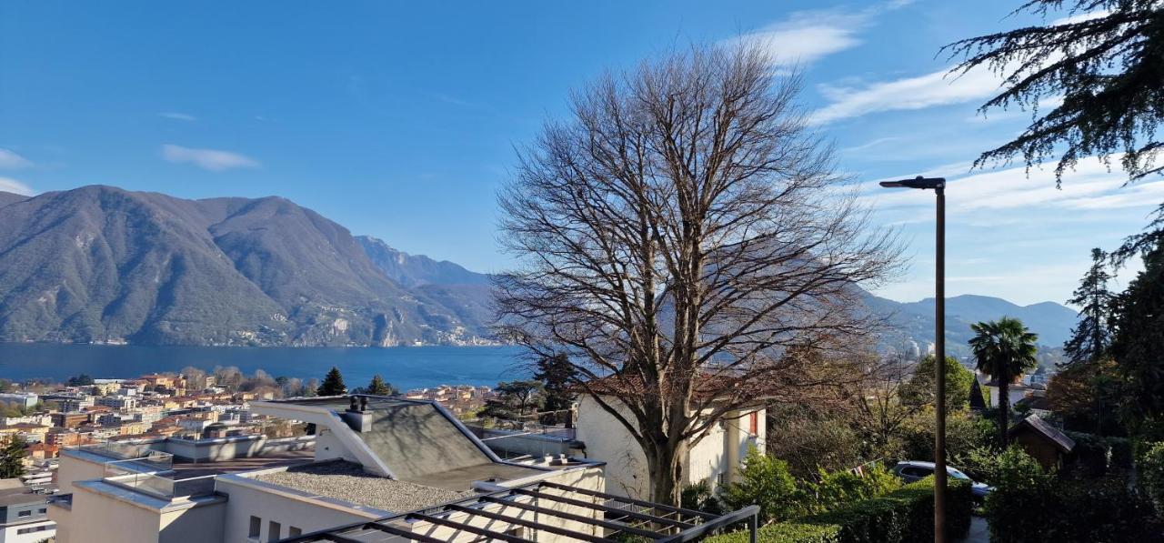 Lugano Lakeview Apartment Private Parking & Self Check-In Exterior foto