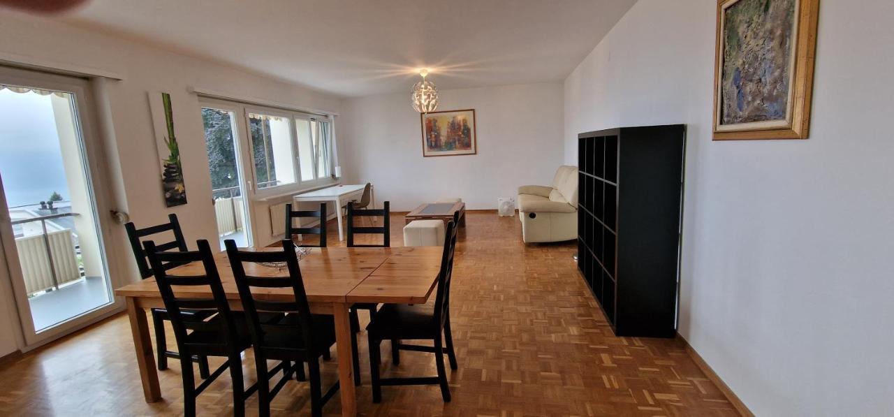 Lugano Lakeview Apartment Private Parking & Self Check-In Exterior foto